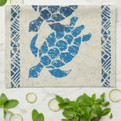 Honu Meeresschildkrötehawaiischer Tapa-Batik - Küchentuch (Gefaltet)