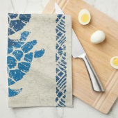 Honu Meeresschildkrötehawaiischer Tapa-Batik - Küchentuch (Viertel Falte)