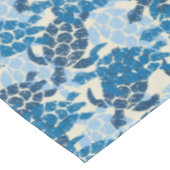 Honu Meeresschildkrötehawaiischer Tapa - Indigo Tischdecke (Schrägansicht)