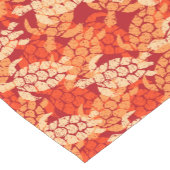 Honu Meeresschildkrötehawaiischer Tapa - Papaya Kurzer Tischläufer (Ecke)