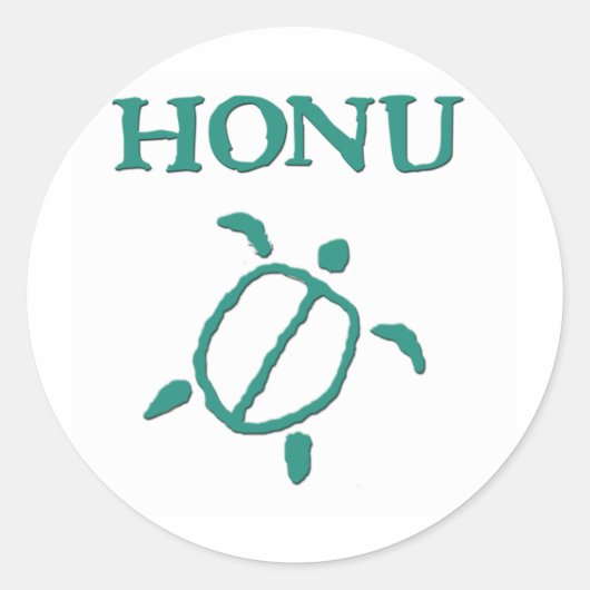 Honu Petroglyph Stickers (Vorderseite)