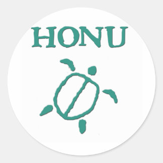 Honu Petroglyph Stickers