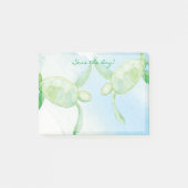 Honu Schildkröte-Post-Itanmerkungen Post-it Klebezettel (Vorderseite)