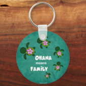 Honu Sea Family_circle Schlüsselanhänger (Vorderseite)
