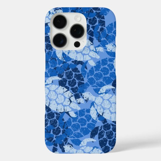 Honu Sea Turtle Hawaii Aloha Blue Case-Mate iPhone Hülle (Rückseite)