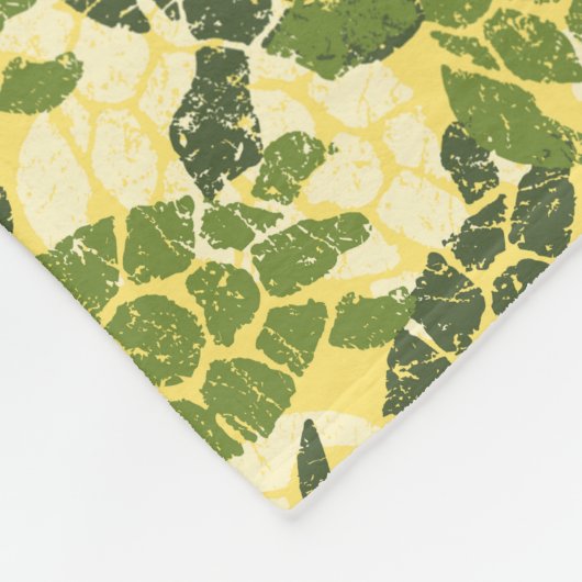 Honu Sea Turtle Hawaiian Aloha - Olive Fleecedecke (Ecke)