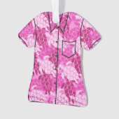 Honu Sea Turtle Hawaiian Aloha Shirt Ornament (Vorderseite)