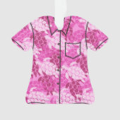 Honu Sea Turtle Hawaiian Aloha Shirt Ornament (Vorderseite)