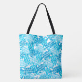Honu Sea Turtle Hawaiian Monogram Aloha Beach Bag Tasche (Rückseite)