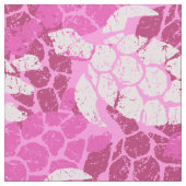 Honu Sea Turtle Hawaiian Tapa - Pink Stoff (Nahaufnahme)