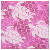 Honu Sea Turtle Hawaiian Tapa - Pink Stoff (Muster)