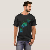 Honu Sea Turtles Beach T-Shirt (Vorne ganz)