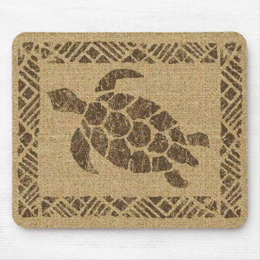 Honu Tapa-Mausepad Mousepad (Vorne)