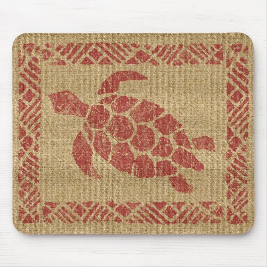Honu Tapa-Mausepad Mousepad (Vorne)
