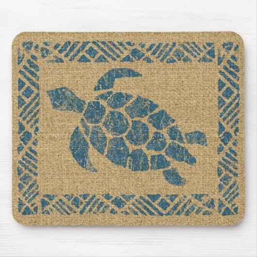 Honu Tapa Mousepad (Vorne)