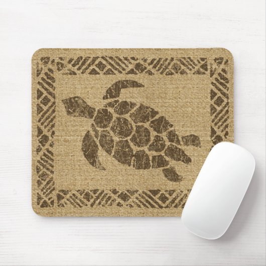Honu Tapa Mousepad (Mit Mouse)