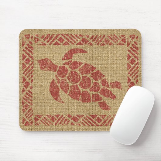Honu Tapa Mousepad (Mit Mouse)