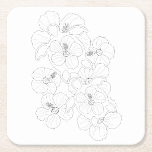 Honu Turtles Adult Coloring Paper Untersetzer