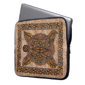 Honu ursprünglicher hawaiischer laptopschutzhülle (Vorderseite Links)