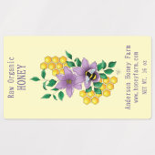 Hony bee Farm Yellow Lavender Etiketten (Design 1)