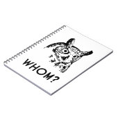 Hoo der wem Grammatik-Eule Notizblock (Linke Seite)