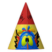 Hoo Owl Bird Monster Partyhütchen (Rückseite)
