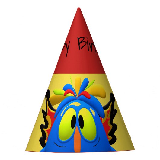 Hoo Owl Bird Monster Partyhütchen (Vorderseite)