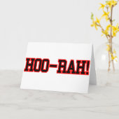 HOO RAH KARTE (Gelbe Blume)