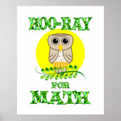 Hoo-Ray für Mathe Poster (Vorne)