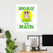 Hoo-Ray für Mathe Poster (Heimbüro)