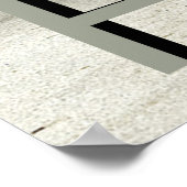 Hooah! Army Soldier Boot Camp Cadet Poster (Ecke)