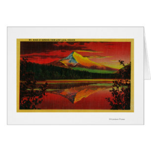 Hood at Sunrise from Lost Lake, Oregon