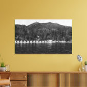 Hood Canal, WA View und Beacon Point Resort Leinwanddruck (Insitu (Wohnzimmer))