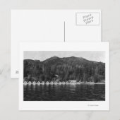 Hood Canal, WA View und Beacon Point Resort Postkarte (Vorne/Hinten)