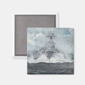 Hood heads for Bismarck 23. May 1941. 2014 Magnet (Vorderseite/Rückseite)