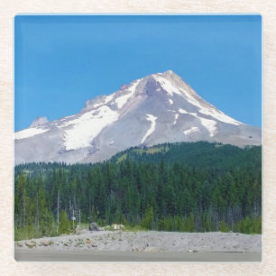 Hood im Sommer, Oregon Glasuntersetzer