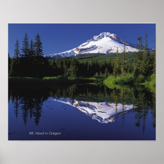 Hood in Oregon, 20"x16" Poster (Vorne)