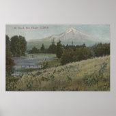 Hood, Oregon - Aussicht auf den Berg von Hood 2 Poster (Vorne)