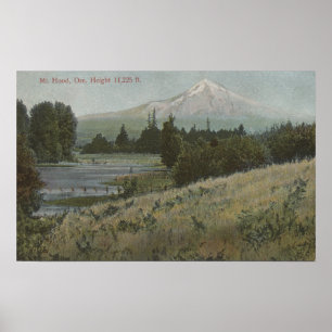 Hood, Oregon - Aussicht auf den Berg von Hood 2 Poster