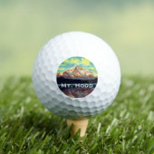 Hood, Oregon Crystal Lost Lake Golfball (Insitu T-Shirt)