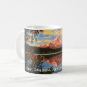 Hood, Oregon Crystal Lost Lake Kaffeetasse (Vorderseite Links)