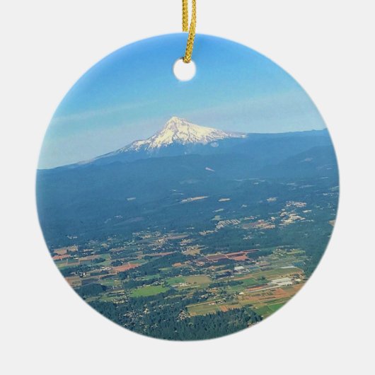 Hood, Oregon Keramik Ornament (Vorne)