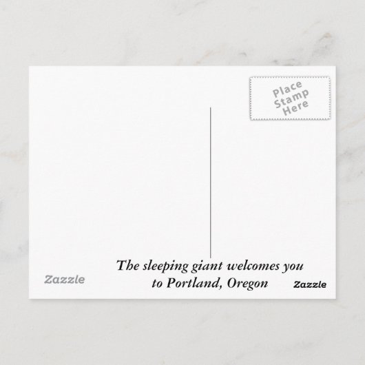 Hood Oregon Postkarten (Rückseite)