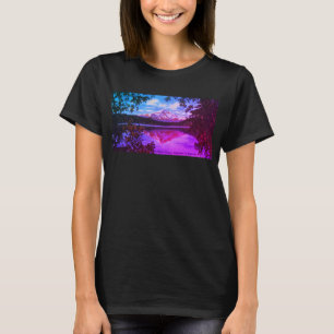 Hood, Oregon Refektion am Lost Lake T-Shirt