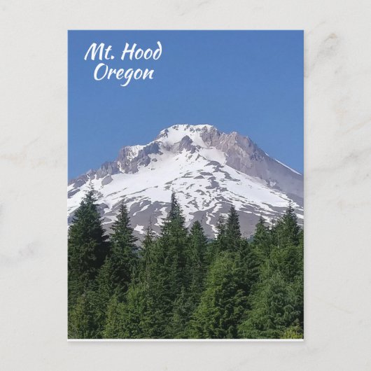 Hood Oregon Ski Bowl Postkarte (Vorderseite)