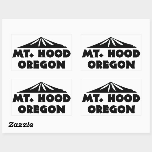 Hood Oregon Sticker (Blatt)