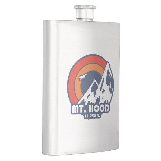 Hood Oregon Sun Eagle Flachmann (Rechts)