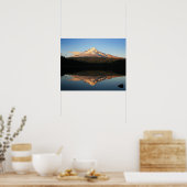 Hood over Trillium Lake, Oregon Poster (Küche)