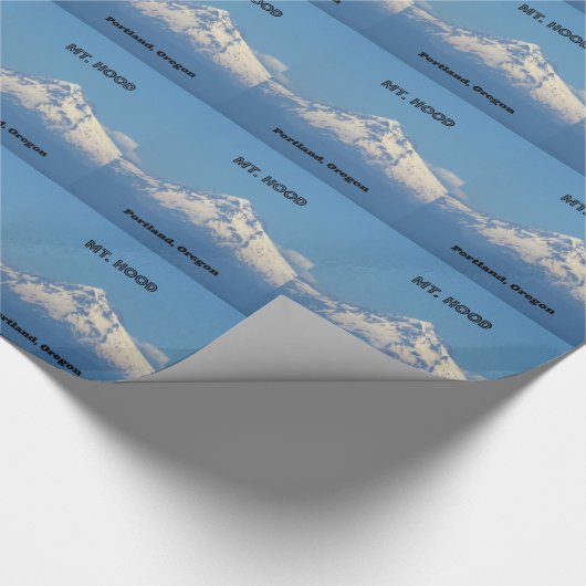 Hood, Portland, Oregon Geschenkpapier (Ecke)