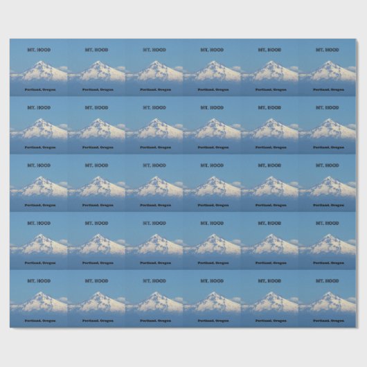 Hood, Portland, Oregon Geschenkpapier (Flach)